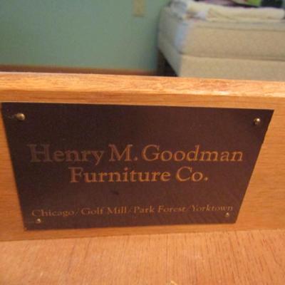Solid Wood Nightstand from Henry M. Goodman Furniture (No Contents)- Approx 26