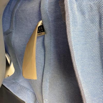 Lot 1556. Massimo Dutti Blue Slim-fit Blazer