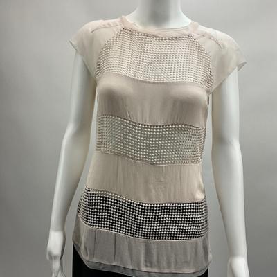 Lot 1560. Calvin Klein Black Skirt & Karen Miller Lacy Top