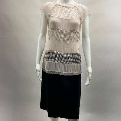 Lot 1560. Calvin Klein Black Skirt & Karen Miller Lacy Top