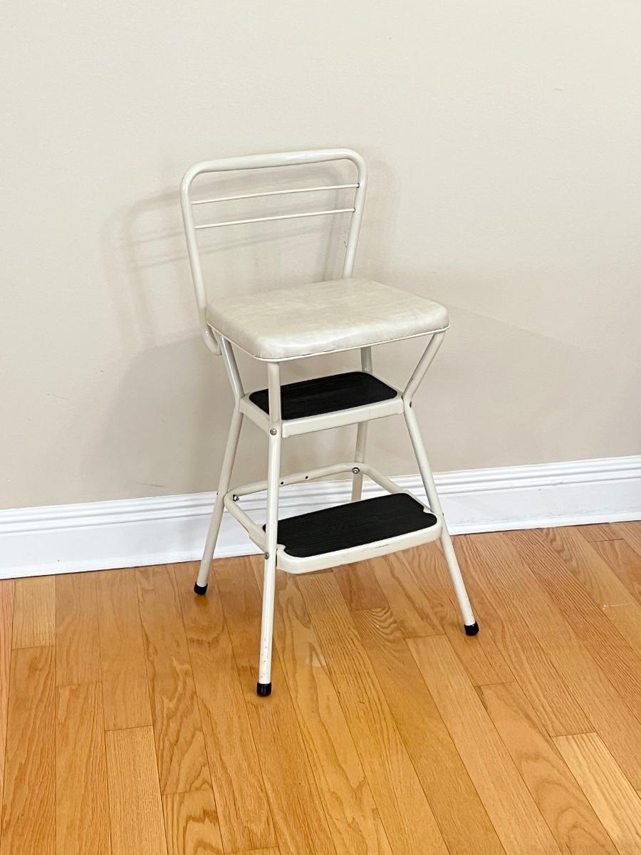 COSCO Counter Chair Step Stool With Lift Up Top EstateSales