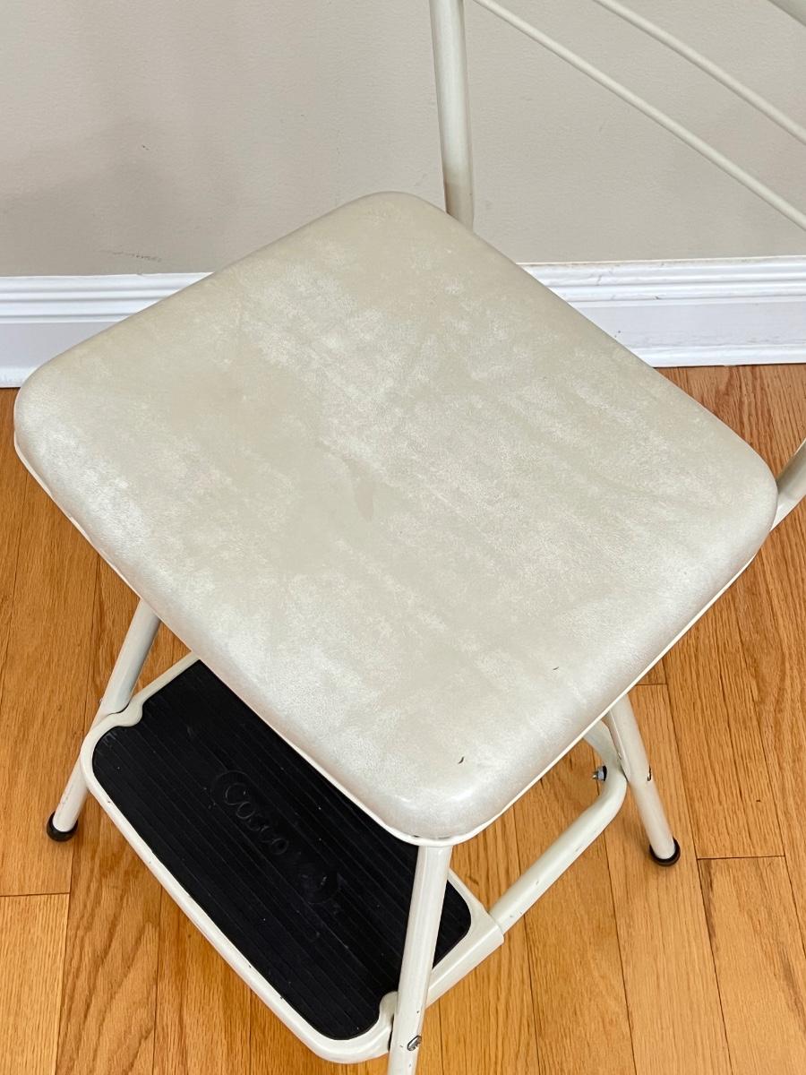 COSCO Counter Chair Step Stool With Lift Up Top EstateSales