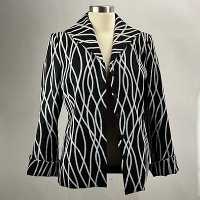 1549 Linda Allard-Ellen Tracy Zig Zag Blazer
