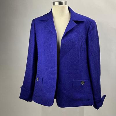1550 Nina McLemore Purple Blazer