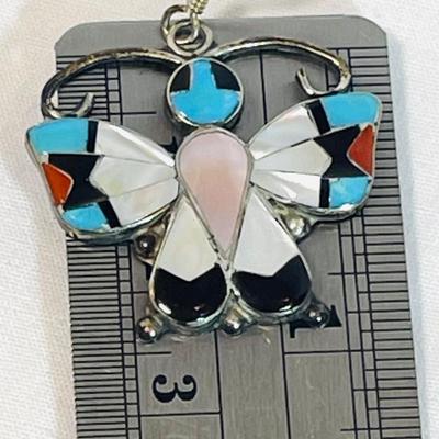 Sterling inlay earrings