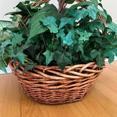 Extra Large Faux Floral Garden Basket