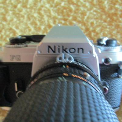 Nikon FG 35 mm Camera with Lens