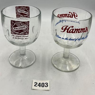 Falstaff and Hanns wine glass