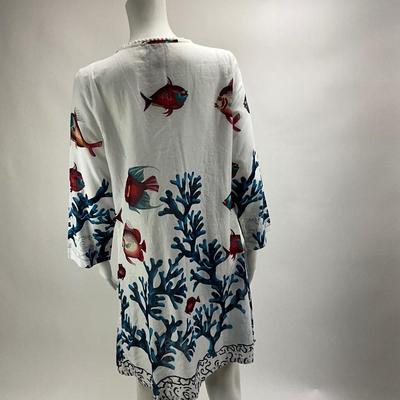 Lot 1587. SOFT SURROUNDINGS Angelfish Tunic