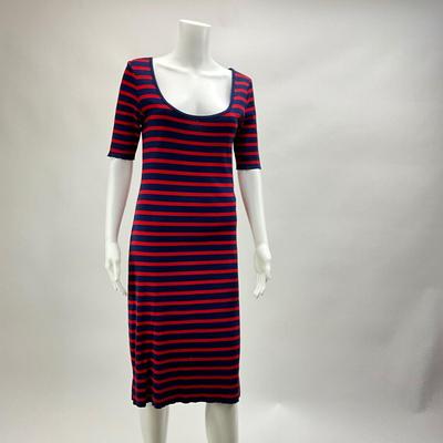 1584 Ralp Lauren Knit Striped Dress
