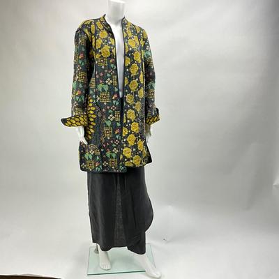 1585 Quilted Boho Jacket & Thai Silk Pants