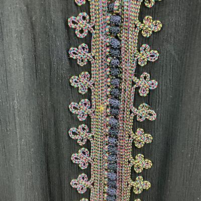 Lot 1591 Navy Blue Embroidered Caftan