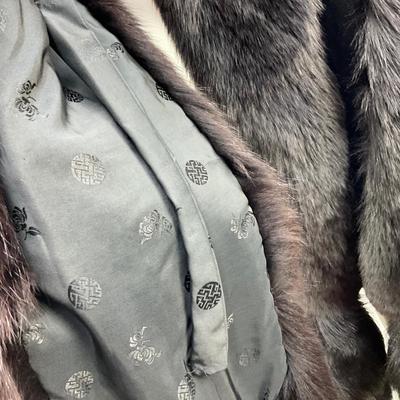 Lot 1595  Black Fur Wrap/Stole One-Size