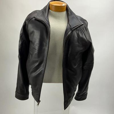 Lot 1597 Menâ€™s Wilson Leather Jacket ( Size Large )