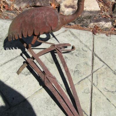 Metal Yard Art- Bird- Approx 21 1/2