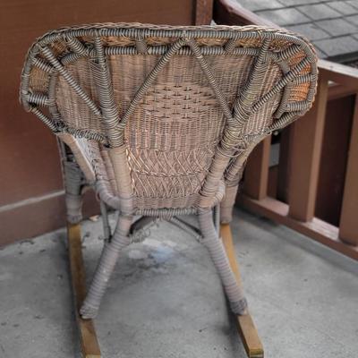 Nice Wicker Patio Rocking Chair