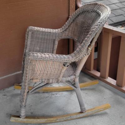 Nice Wicker Patio Rocking Chair