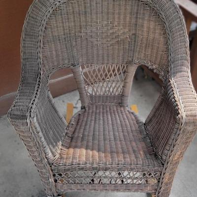 Nice Wicker Patio Rocking Chair