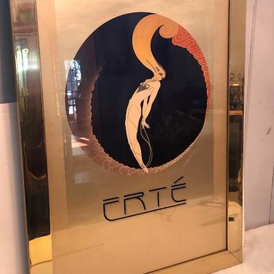 Lot #89  Fabulous Framed Signed ERTE Print