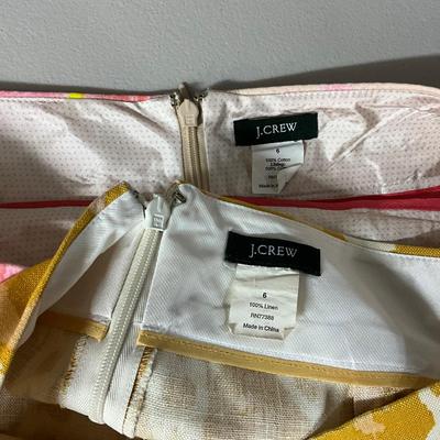 Lot 613. Pair of J. Crew Floral Skirts ( size 6. )