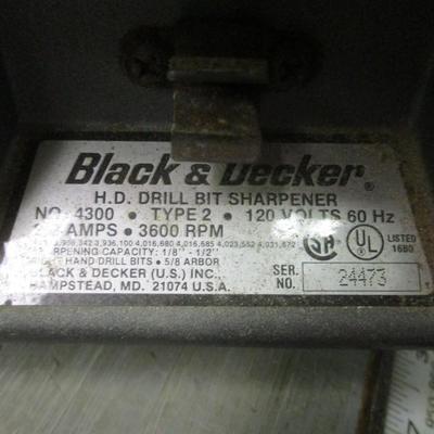 Black & Decker Drill Bit Sharpener