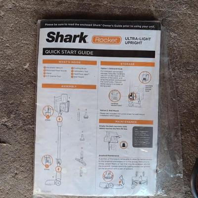 Rocket Shark Vacuum cleaner with never used attachments