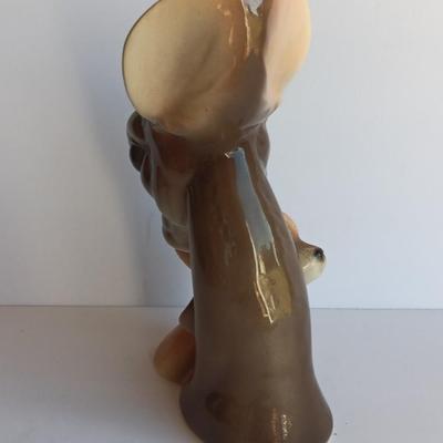 Vintage Royal Copley Deer Doe, Fawn Head Planter Vase