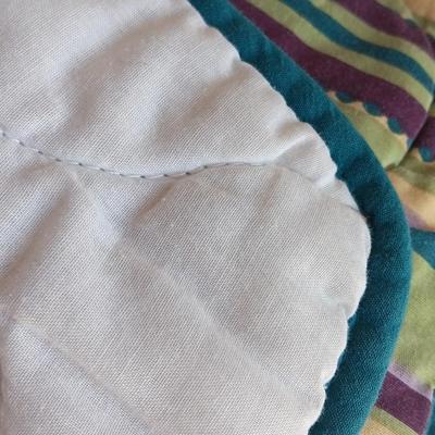 King sized Better Homes Bedspread / quilt with Small reversible design throw blanket.