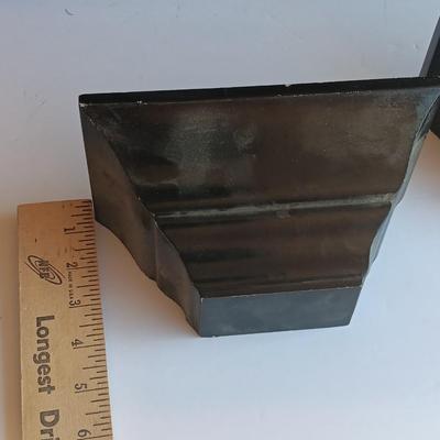 Black Wooden shelf with two smaller shelves