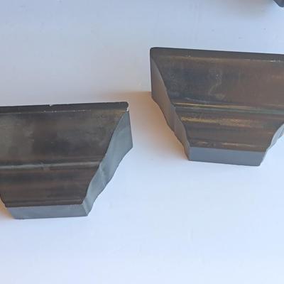 Black Wooden shelf with two smaller shelves