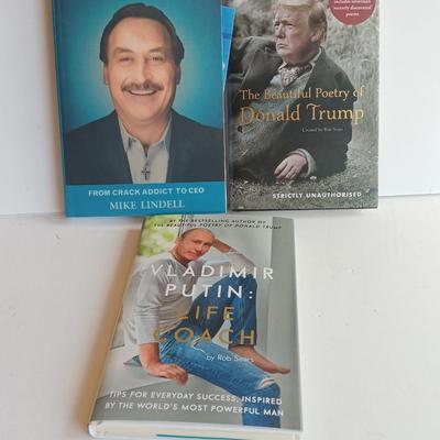 Books - Donald Trump Poetry - Mike Lindell - and Vladimir Putin