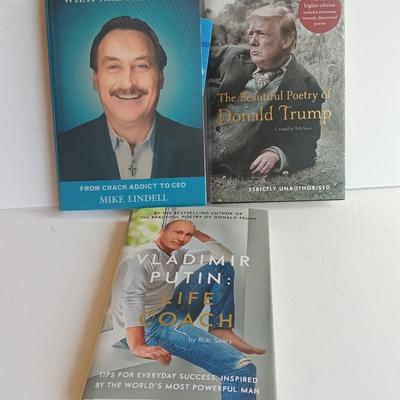 Books - Donald Trump Poetry - Mike Lindell - and Vladimir Putin