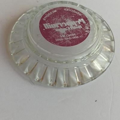 Vintage ashtrays Coors bar ashtray and Peppermill Reno Nv. ashtray