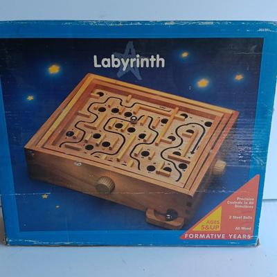 Wooden Labyrinth game