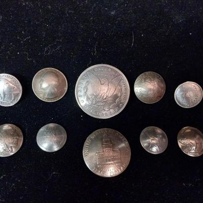 US COINS CONCHO BUTTONS