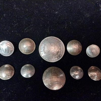 US COINS CONCHO BUTTONS