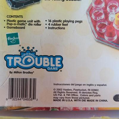 Pop-o- Matic Trouble game and Operation Game