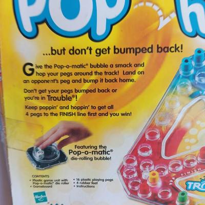 Pop-o- Matic Trouble game and Operation Game