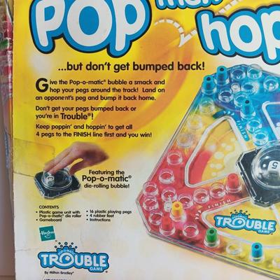 Pop-o- Matic Trouble game and Operation Game