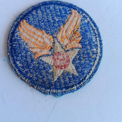 WWII Patches - US ETO Advanced Base Shoulder Sleeve Insignia SSI Patch and Army Air Forces World War II Shoulder Sleeve Insignia -