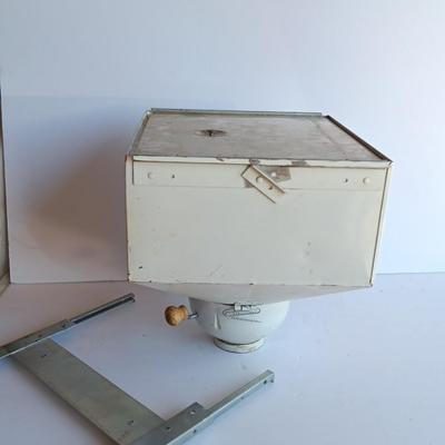 Tin Flour Sifter / grinder for inside Hoosier cabinet