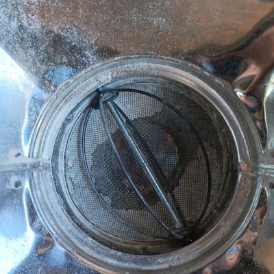 Tin Flour Sifter / grinder for inside Hoosier cabinet
