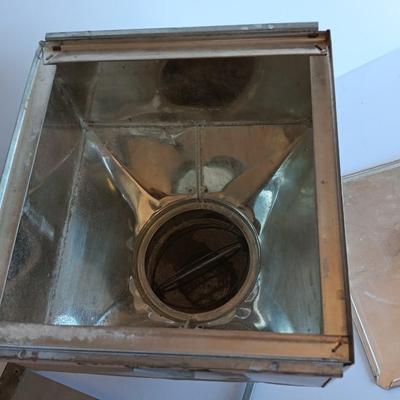 Tin Flour Sifter / grinder for inside Hoosier cabinet