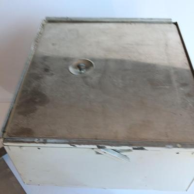Tin Flour Sifter / grinder for inside Hoosier cabinet
