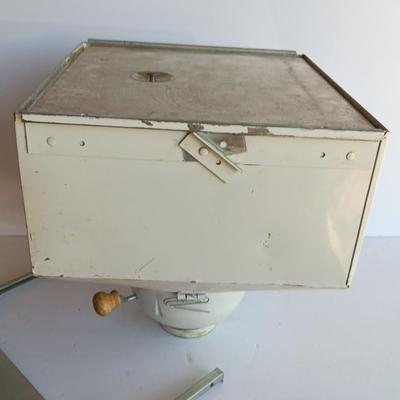 Tin Flour Sifter / grinder for inside Hoosier cabinet
