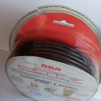 New RCA High performance AUX cables Video Stereo audio 9' long and a VHS to DVD 5.0 unit
