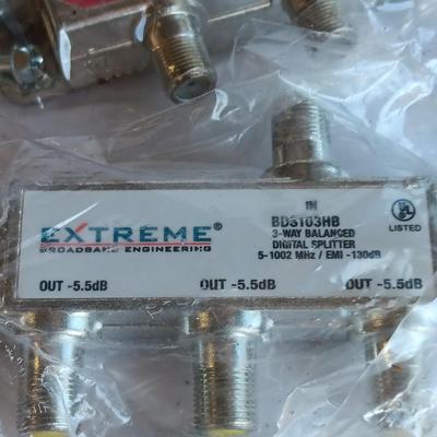 Television cable connectors and other electronic hardware