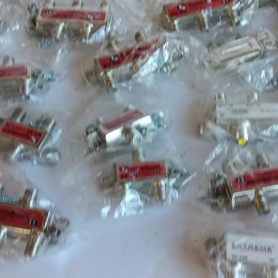 Television cable connectors and other electronic hardware