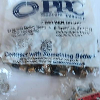 Television cable connectors and other electronic hardware