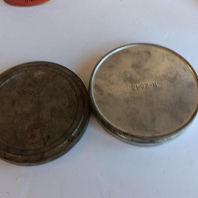 Vintage Bond Street Pipe Tobacco tin, mint tin, and wooden pie box